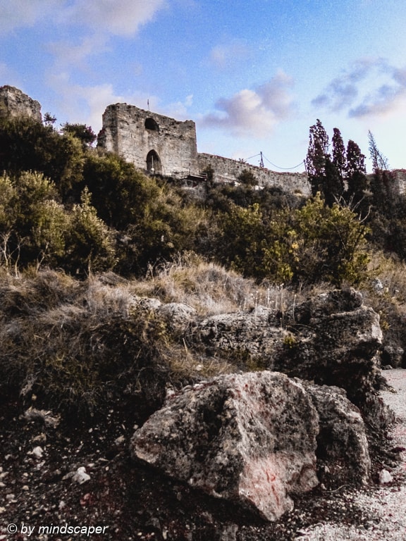 Kastro Main Gate From Below - Koroni Kastro