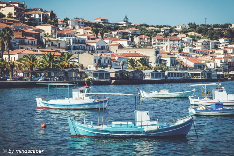 Koroni Front From Harbour - Koroni Skyline